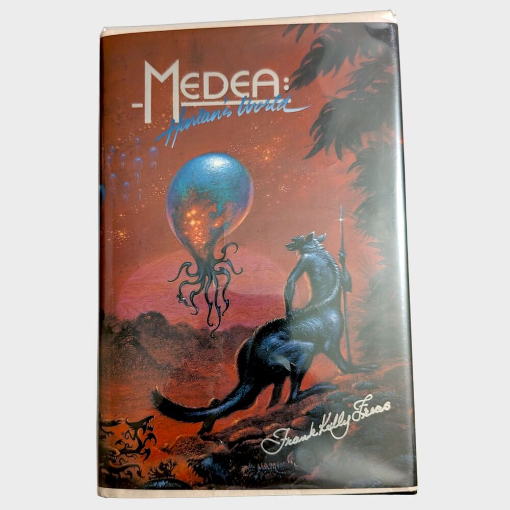 Medea: Harlan's World Book Hardcover Signed Freas Niven Anderson Silverberg 1985